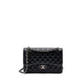 CHANEL JUMBO CLASSIC DOUBLE FLAP CAVIAR BLACK SHW