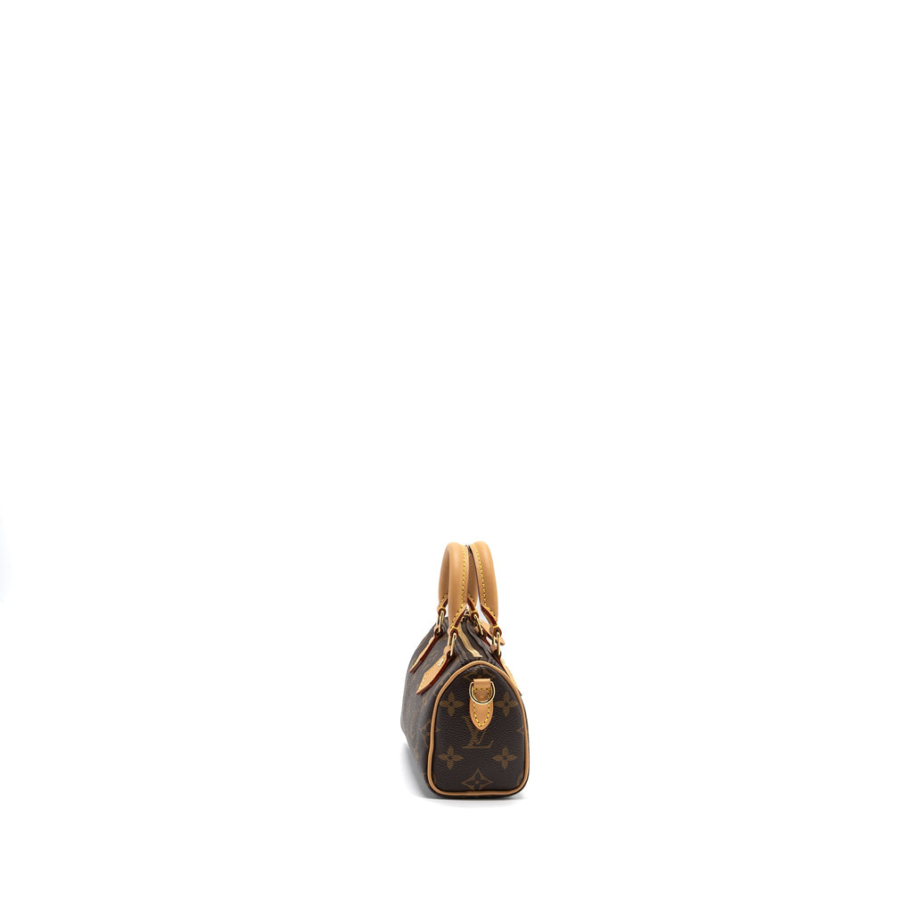 LOUIS VUITTON NANO SPEEDY MONOGRAM CANVAS GHW