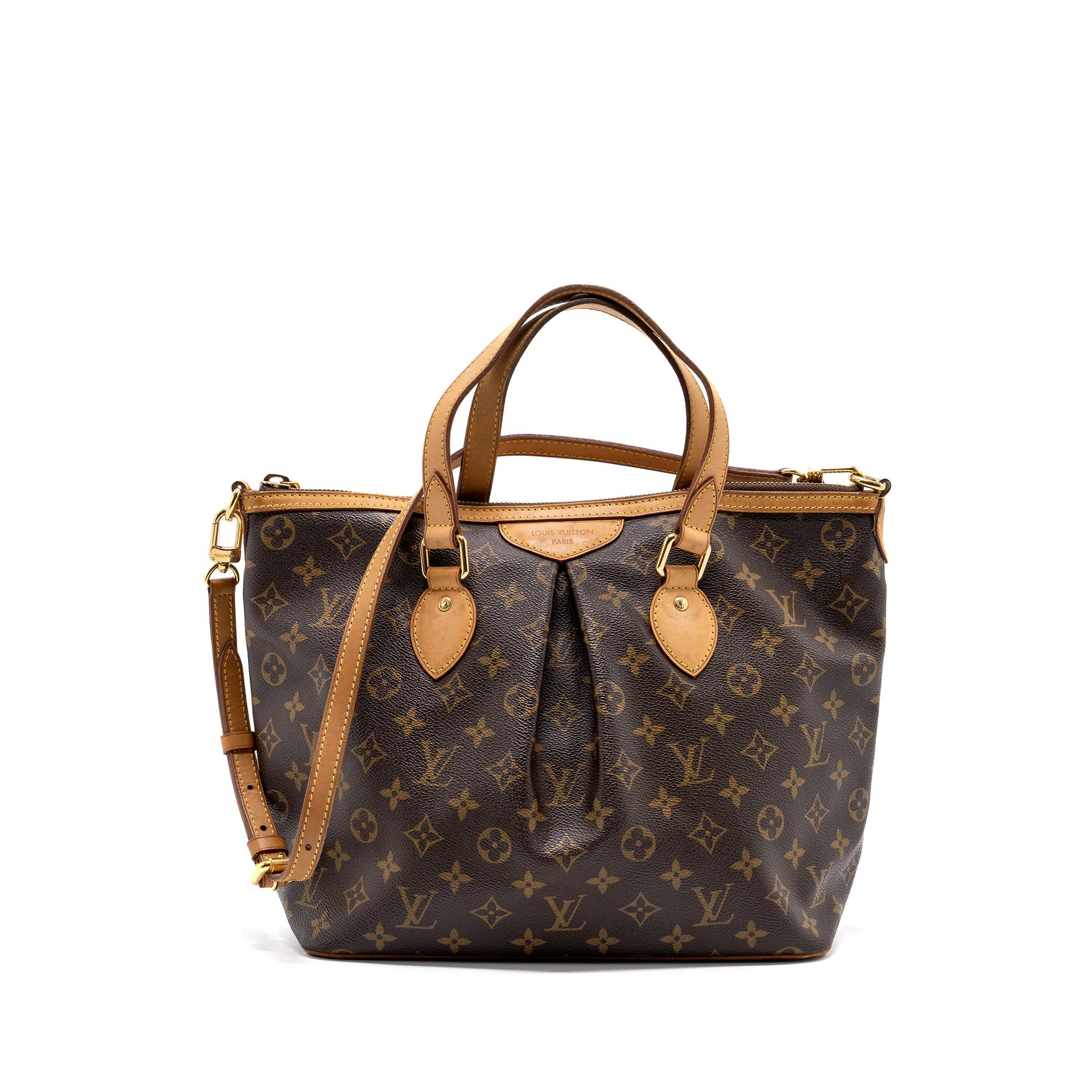 LOUIS VUITTON PALERMO PM MONOGRAM CANVAS GHW