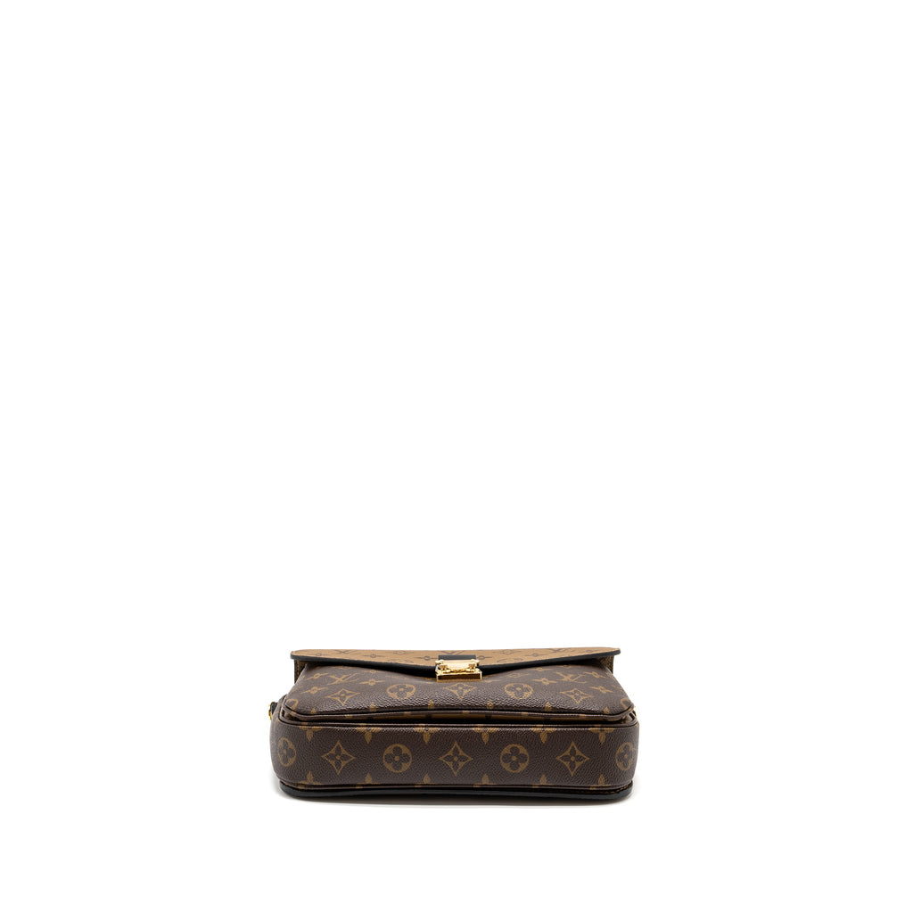 LOUIS VUITTON POCHETTE MÉTIS MONOGRAM REVERSE CANVAS GHW
