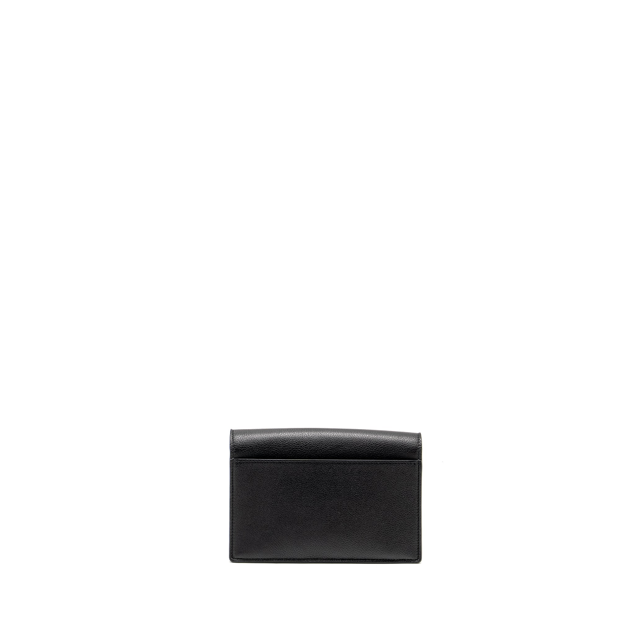 LOUIS VUITTON MYLOCKME CHAIN POCHETTE CALFSKIN BLACK SHW