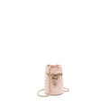 CHANEL MINI DRAWSTRING BUCKET BAG LAMBSKIN PINK LGHW