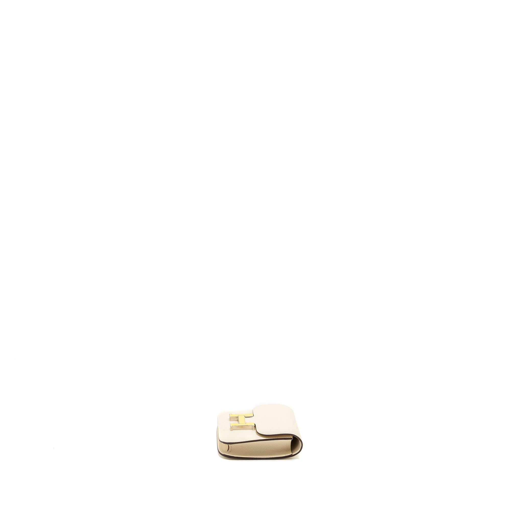 HERMES CONSTANCE SLIM EPSOM NATA / LIME SHW