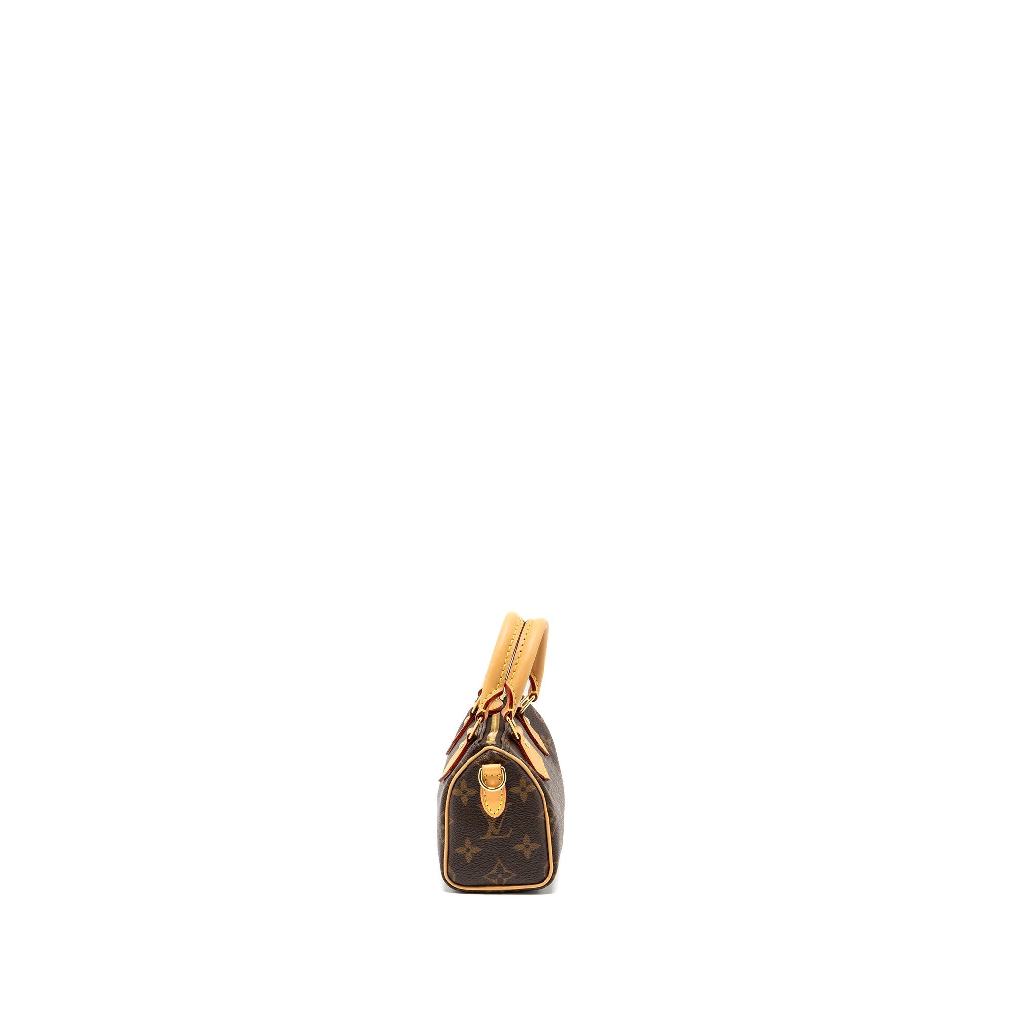 LOUIS VUITTON NANO SPEEDY MONOGRAM CANVAS GHW (NEW VERSION)