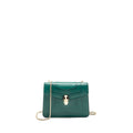 BVLGARI SERPENTI FOREVER CROSSBODY BAG CALFSKIN GREEN LGHW