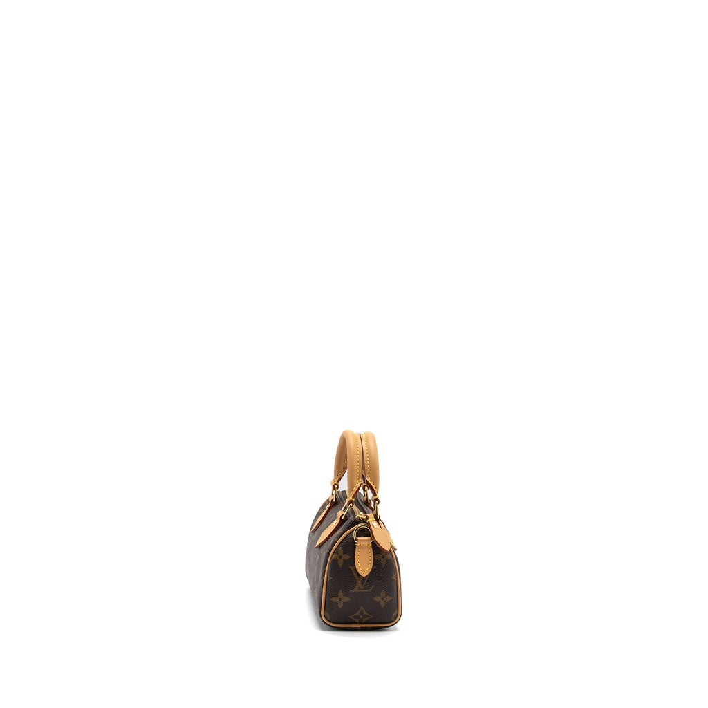 LOUIS VUITTON NANO SPEEDY MONOGRAM CANVAS GHW