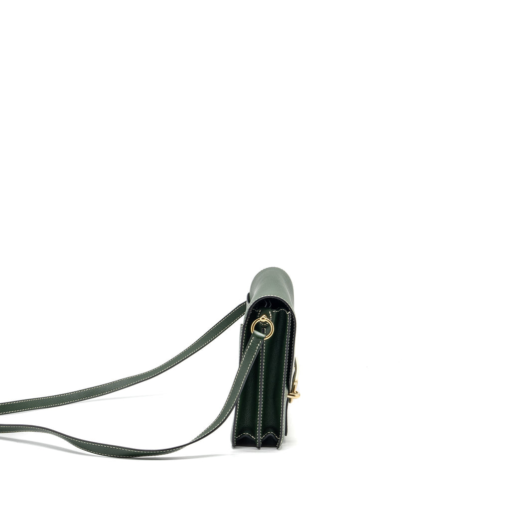 HERMES ROULIS 23 EVERCOLOR VERT CYPRES GHW