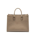 LOUIS VUITTON ON THE GO MM MONOGRAM EMPREINTE TOURTERELLE GHW