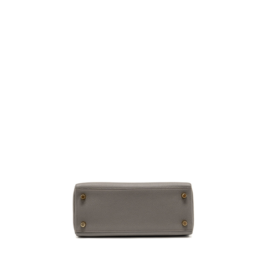 HERMES KELLY 25 TOGO GRIS ETAIN GHW