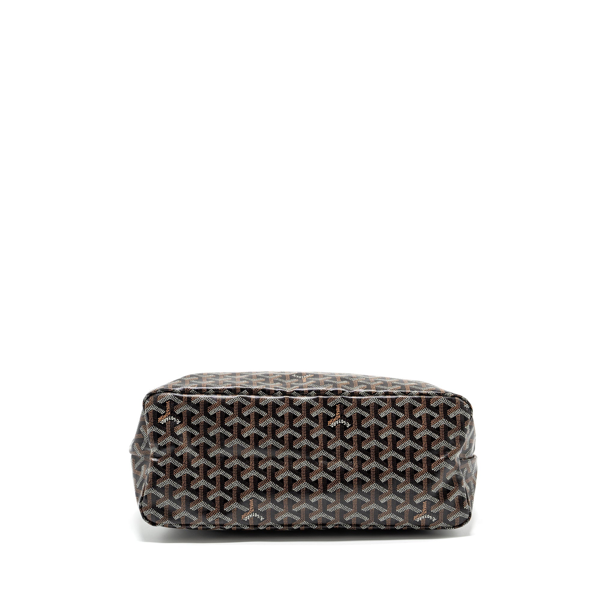 GOYARD BOHEME HOBO BAG GOYARDLINE CANVAS BLACK SHW