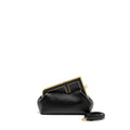 FENDI SMALL FENDI FIRST CLUTCH BAG NAPPA BLACK GHW