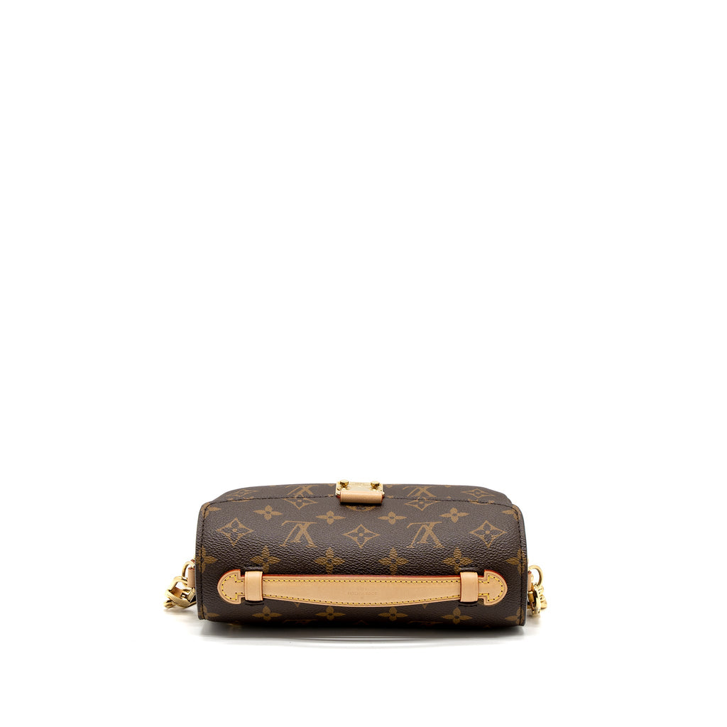 LOUIS VUITTON POCHETTE MÉTIS EAST WEST MONOGRAM CANVAS GHW (NEW VERSION)