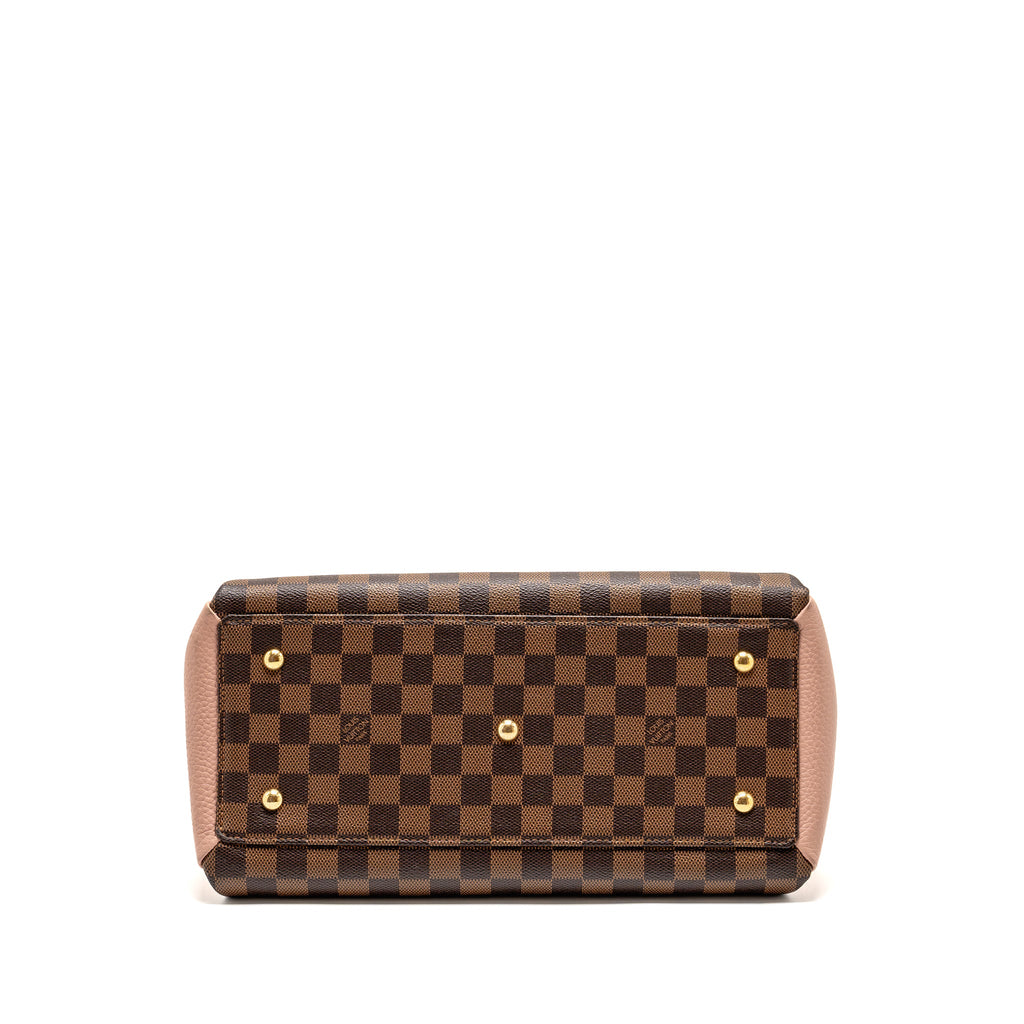LOUIS VUITTON NORMANDY TOTE BAG DAMIER EBENE CANVAS MAGNOLIA GHW