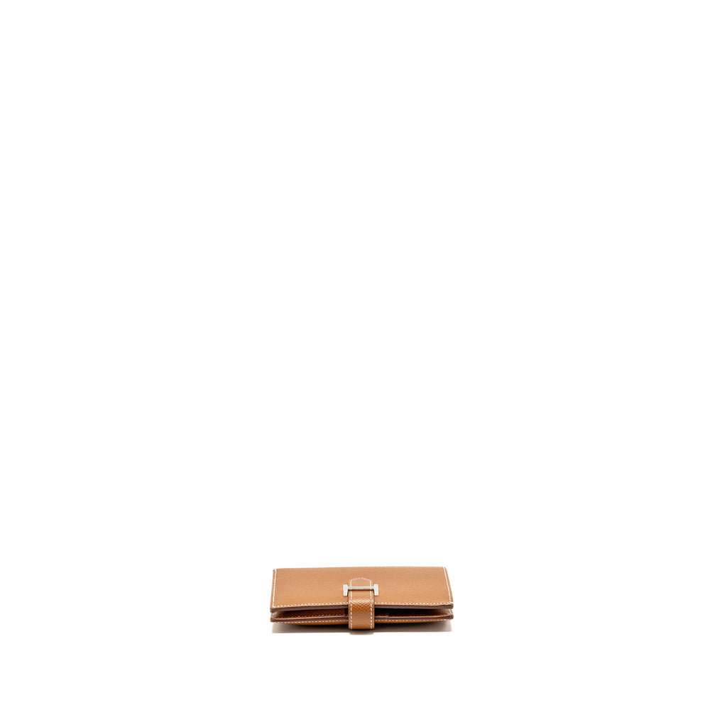 HERMES BEARN COMPACT WALLET EPSOM GOLD SHW