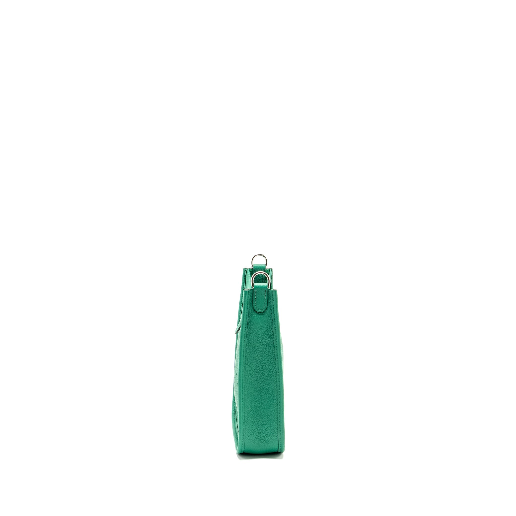 HERMES MINI EVELYNE TAURILLON MAURICE VERT JADE SHW