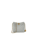 CHANEL PEARL CRUSH HOBO BAG LAMBSKIN LIGHT GREY BRUSHED GHW (MICROCHIP)