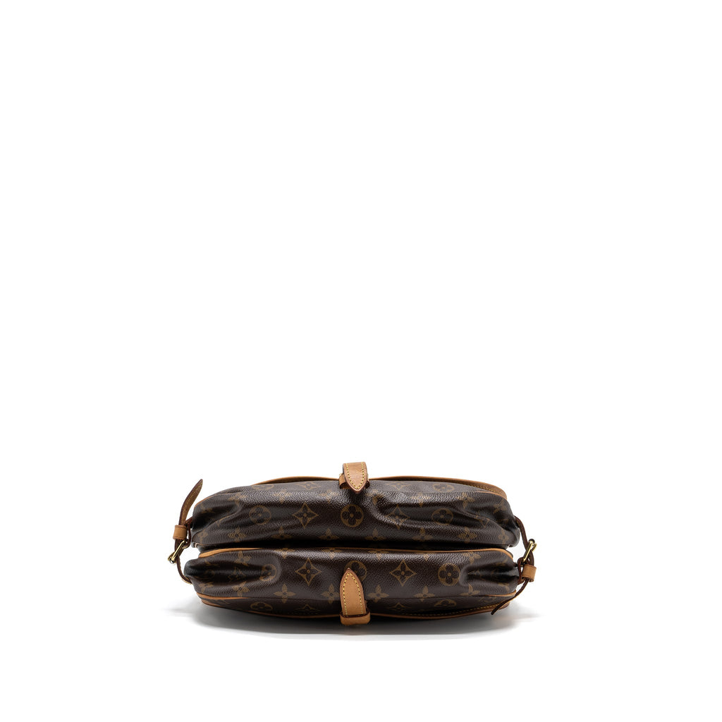 LOUIS VUITTON VINTAGE SAUMUR BAG MONOGRAM CANVAS GHW