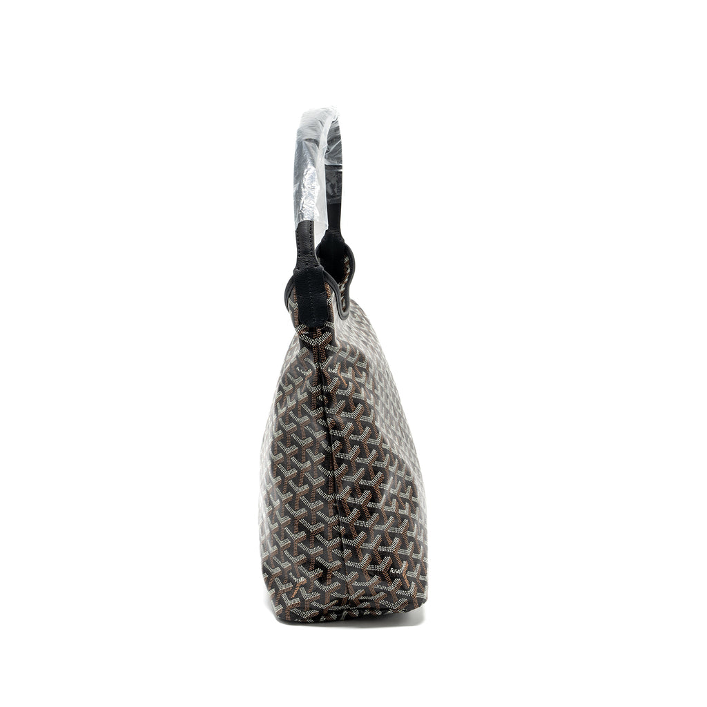 GOYARD BOHEME HOBO BAG GOYARDLINE CANVAS BLACK SHW