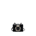 MIU MIU ST.LUCERTOLA EMBOSSED LEATHER BLACK SHW