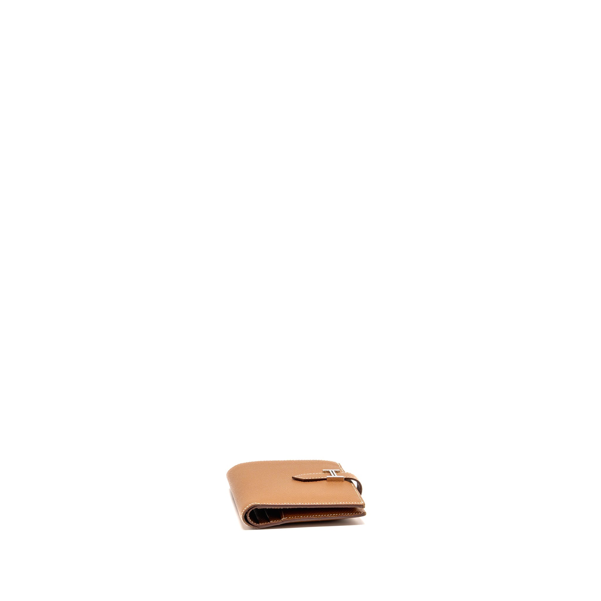 HERMES BEARN COMPACT WALLET EPSOM GOLD SHW
