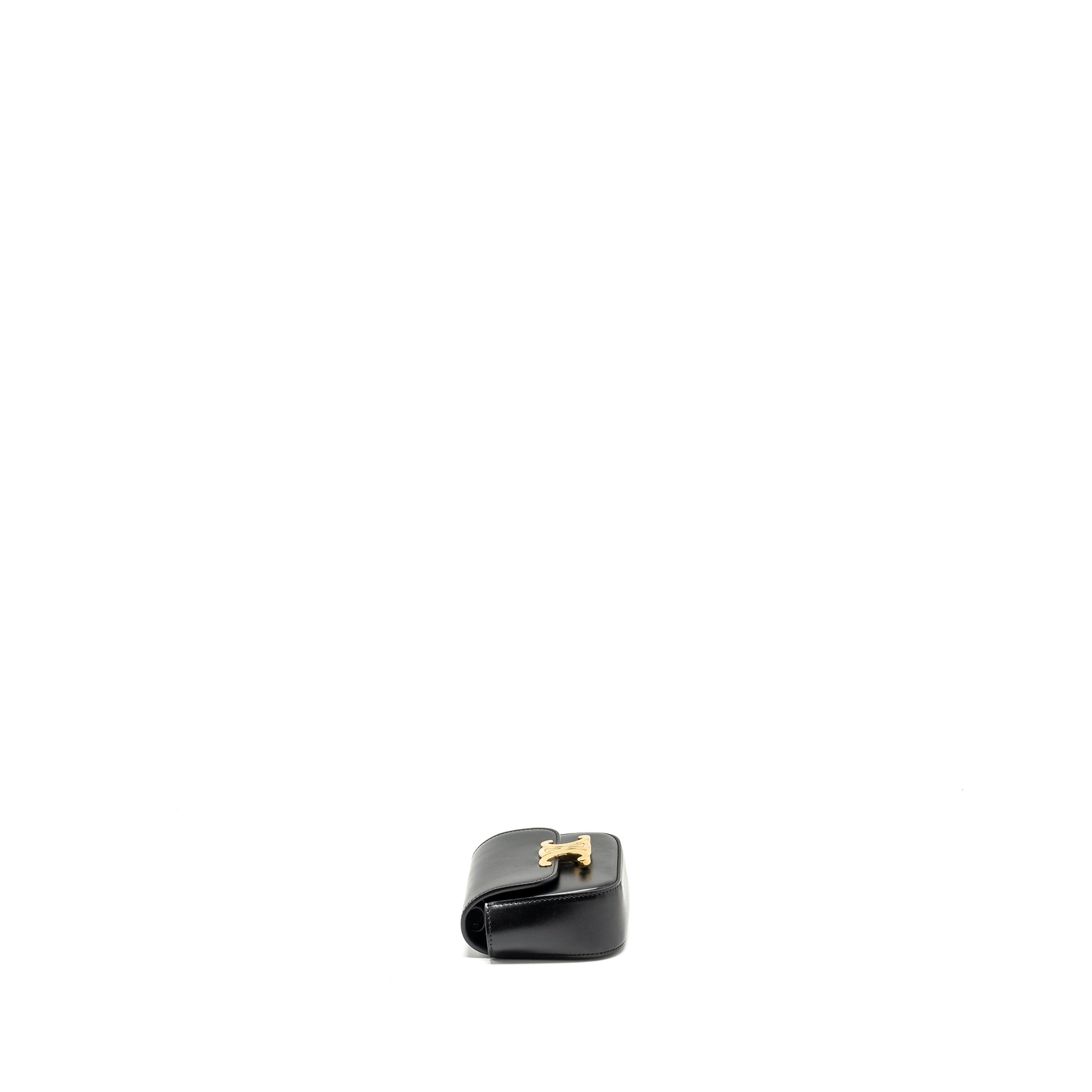 CELINE MINI CLAUDE CALFSKIN BLACK GHW