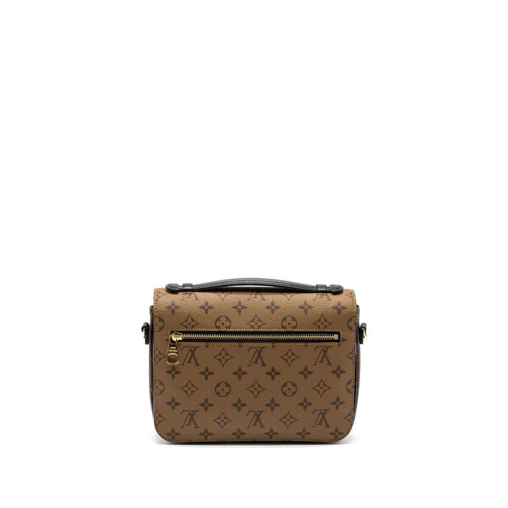 LOUIS VUITTON POCHETTE MÉTIS MONOGRAM REVERSE CANVAS GHW