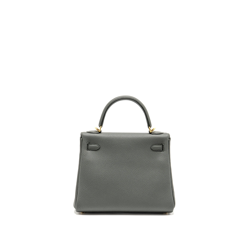 HERMES KELLY 25 TOGO VERT AMANDE GHW