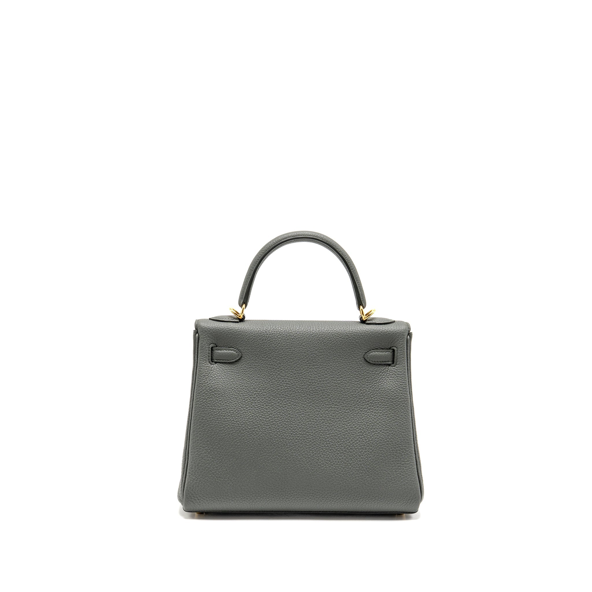 HERMES KELLY 25 TOGO VERT AMANDE GHW