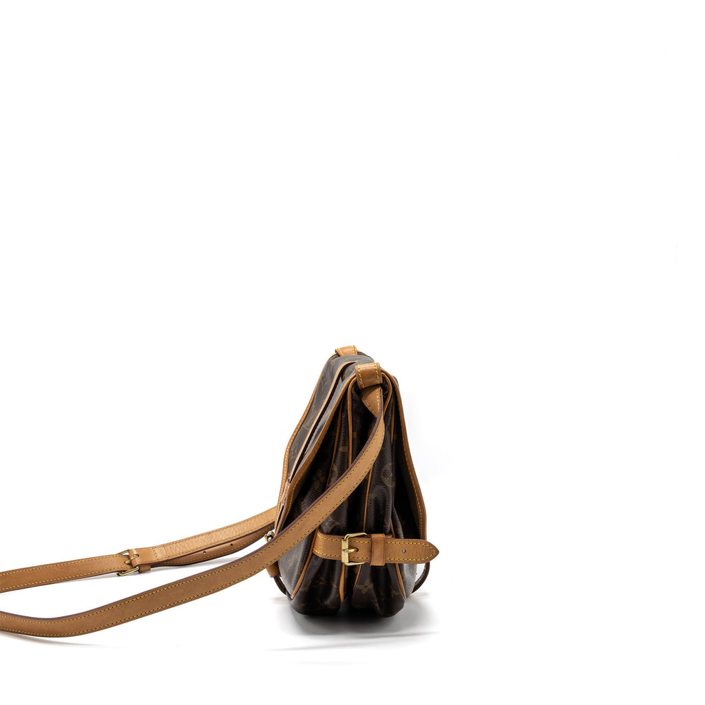 LOUIS VUITTON VINTAGE SAUMUR BAG MONOGRAM CANVAS GHW