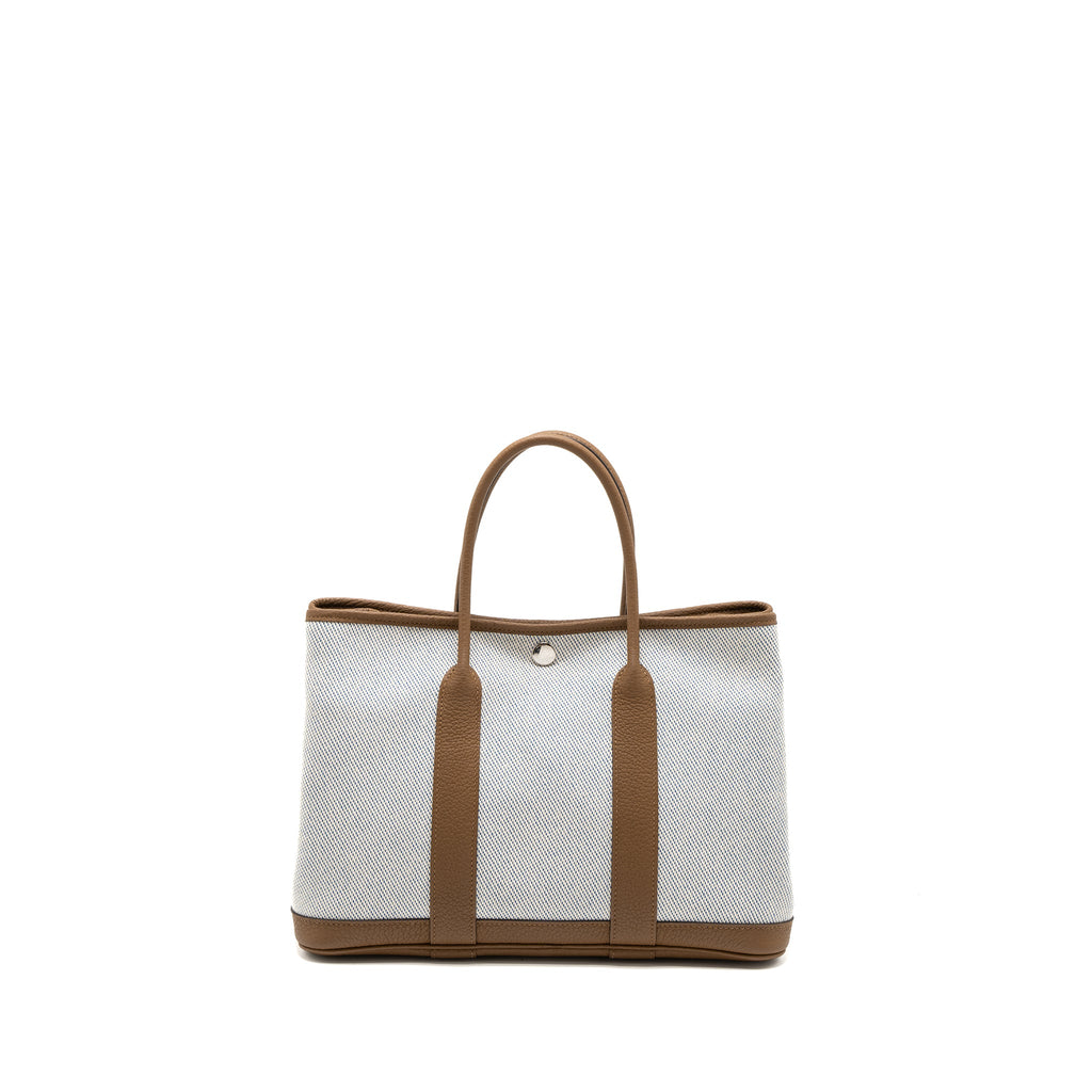 HERMES GARDEN PARTY 30 NEGONDA/CANVAS BLEU BILL/ALEZAN SHW