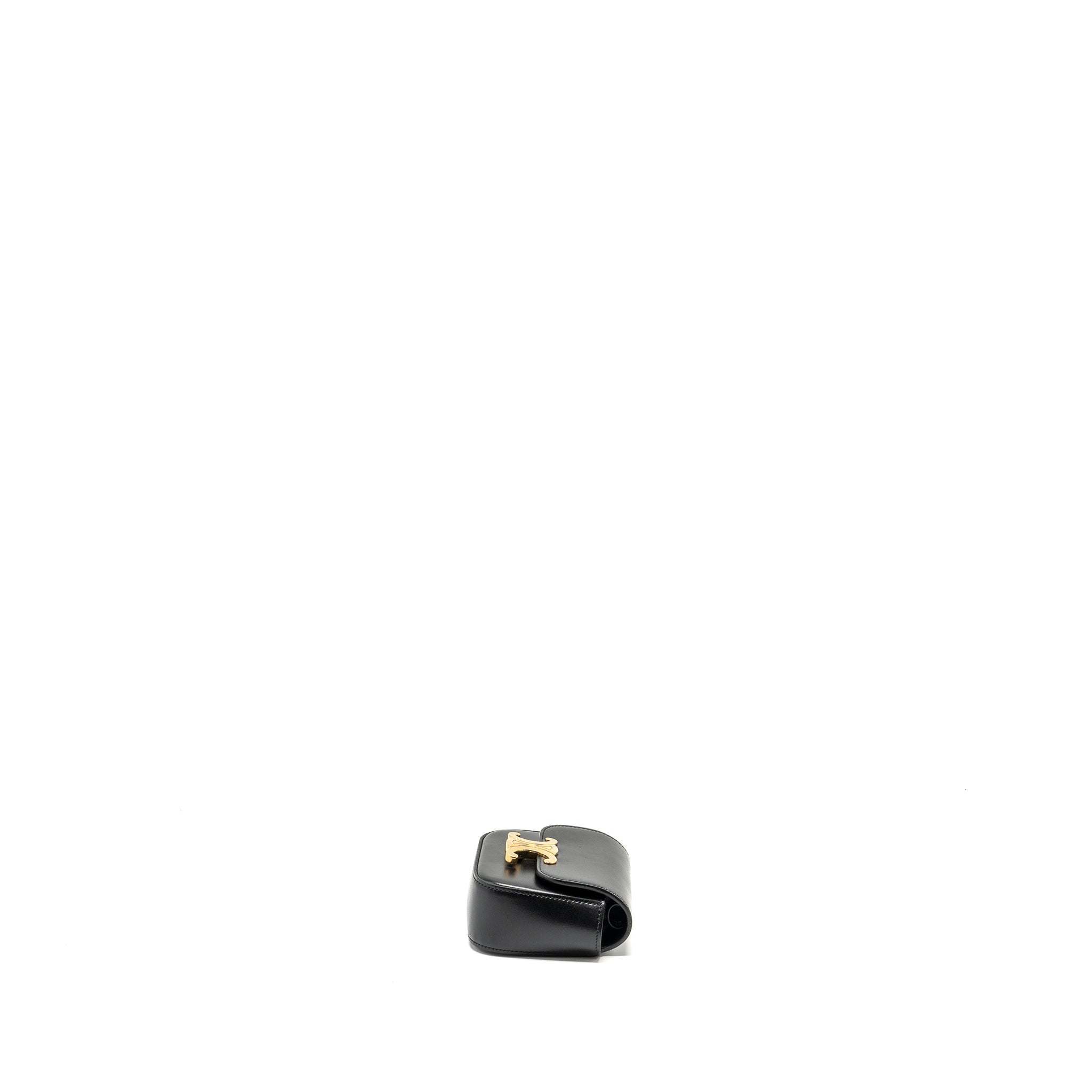 CELINE MINI CLAUDE CALFSKIN BLACK GHW