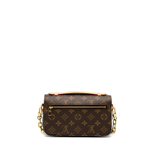 LOUIS VUITTON POCHETTE MÉTIS EAST WEST MONOGRAM CANVAS GHW (NEW VERSION)