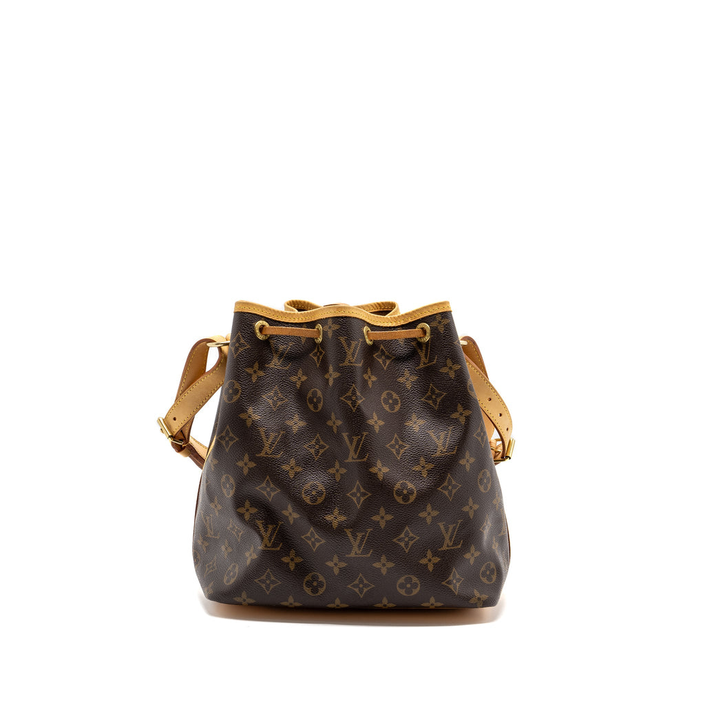 LOUIS VUITTON PETIT NOE MONOGRAM CANVAS GHW