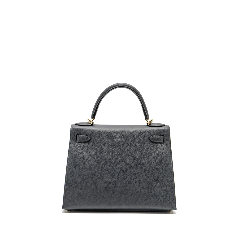 HERMES KELLY 28 EPSOM GRIS MISTY LGHW
