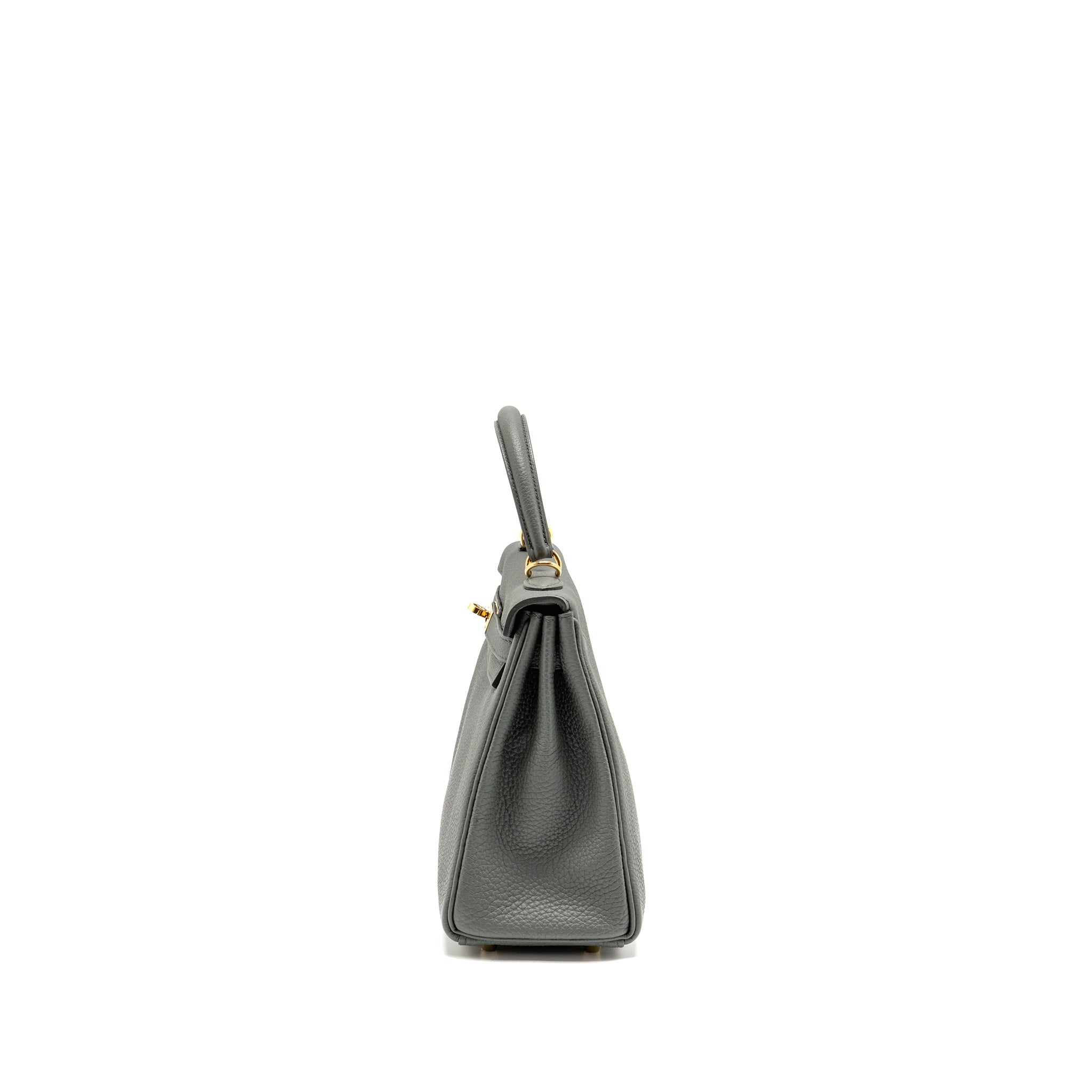 HERMES KELLY 25 TOGO VERT AMANDE GHW