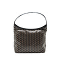 GOYARD BOHEME HOBO BAG GOYARDLINE CANVAS BLACK SHW