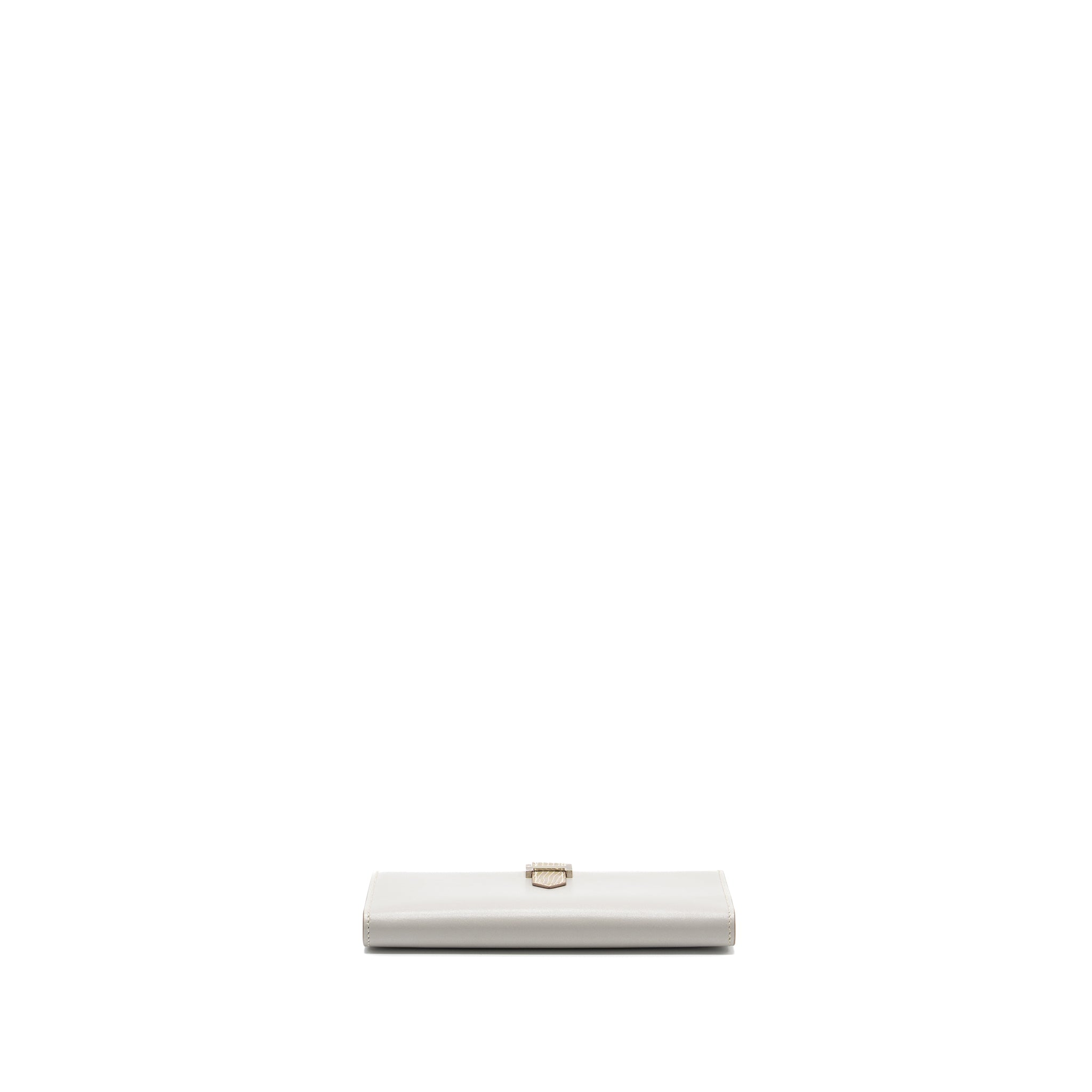 HERMES BEARN LONG WALLET TADELAKT/LIZARD GRIS PERLE/FICELLE SHW