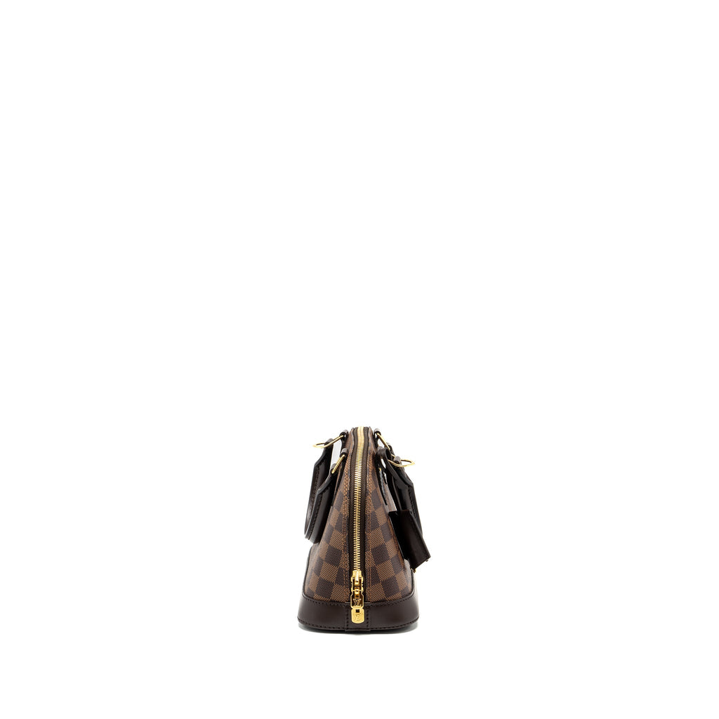 LOUIS VUITTON ALMA BB DAMIER EBENE CANVAS GHW