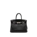 HERMES BIRKIN 30 CLEMENCE BLACK SHW