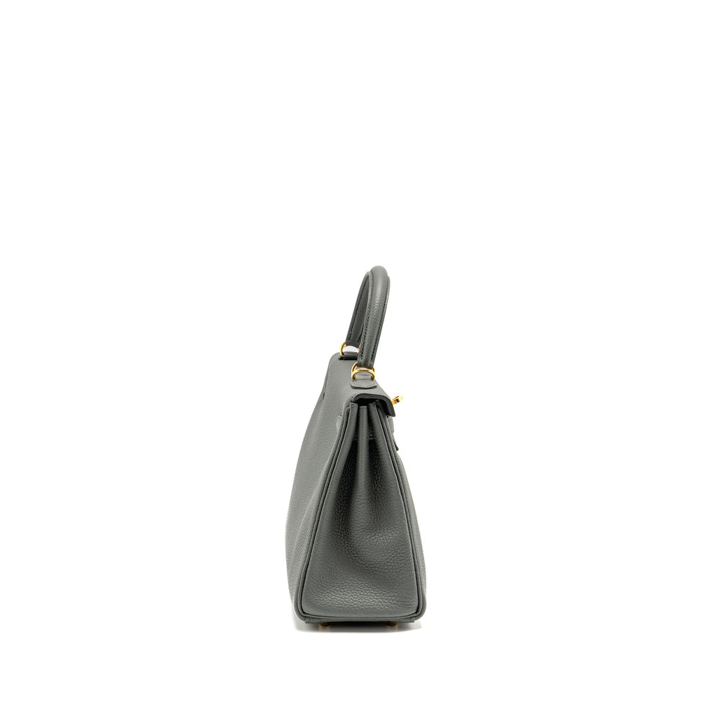 HERMES KELLY 25 TOGO VERT AMANDE GHW