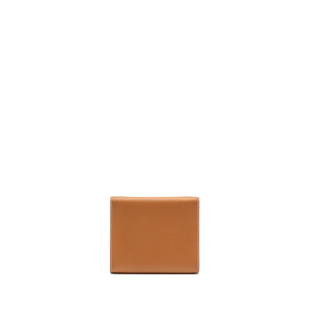 HERMES CLIC 16 WALLET EPSOM GOLD SHW