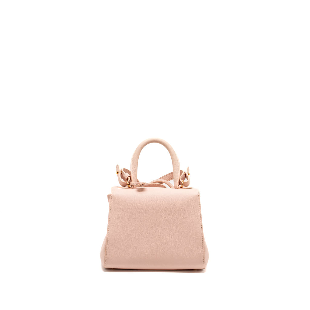 DELVAUX MINI BRILLIANT BAG CALFSKIN PINK RGHW