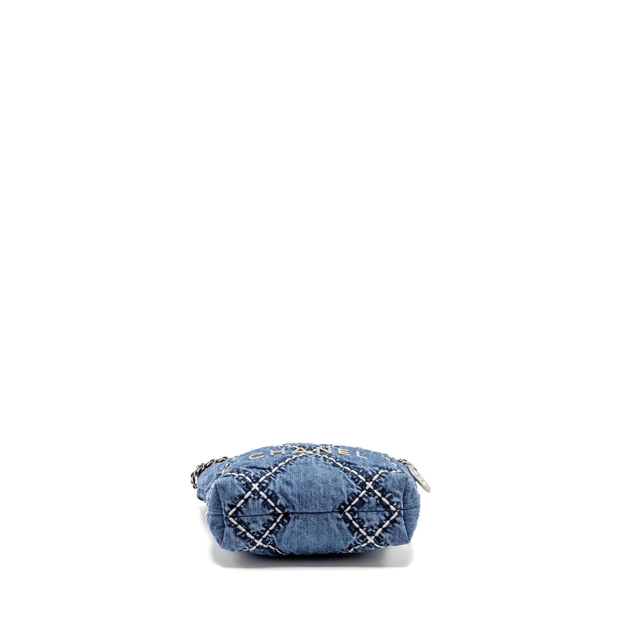 CHANEL MINI 22 DENIM LIGHT BLUE SHW (MICROCHIP)