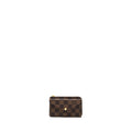 LOUIS VUITTON CARD HOLDER RECTO VERSO DAMIER EBENE/ RED GHW (NEW VERSION)