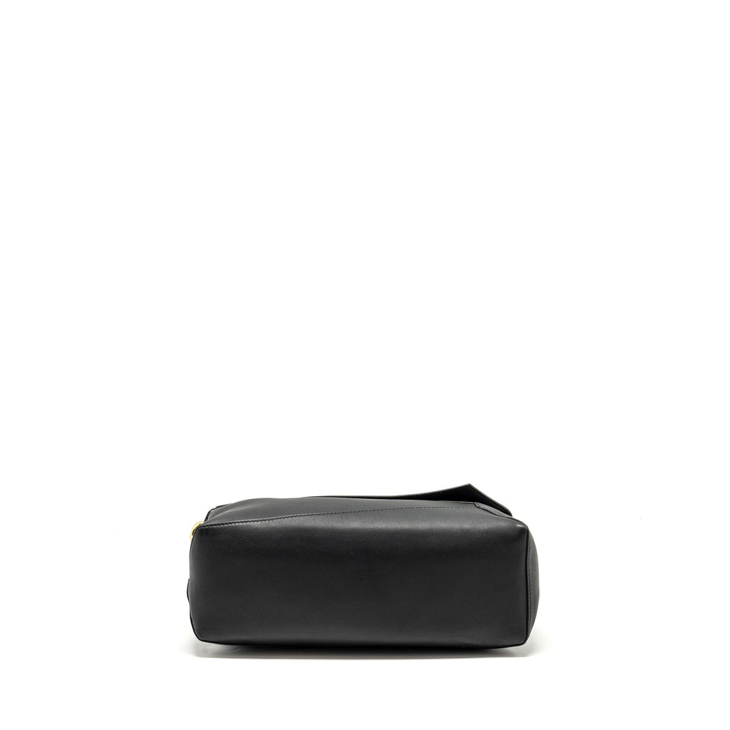 LOEWE PUZZLE HOBO BAG CALFSKIN BLACK GHW