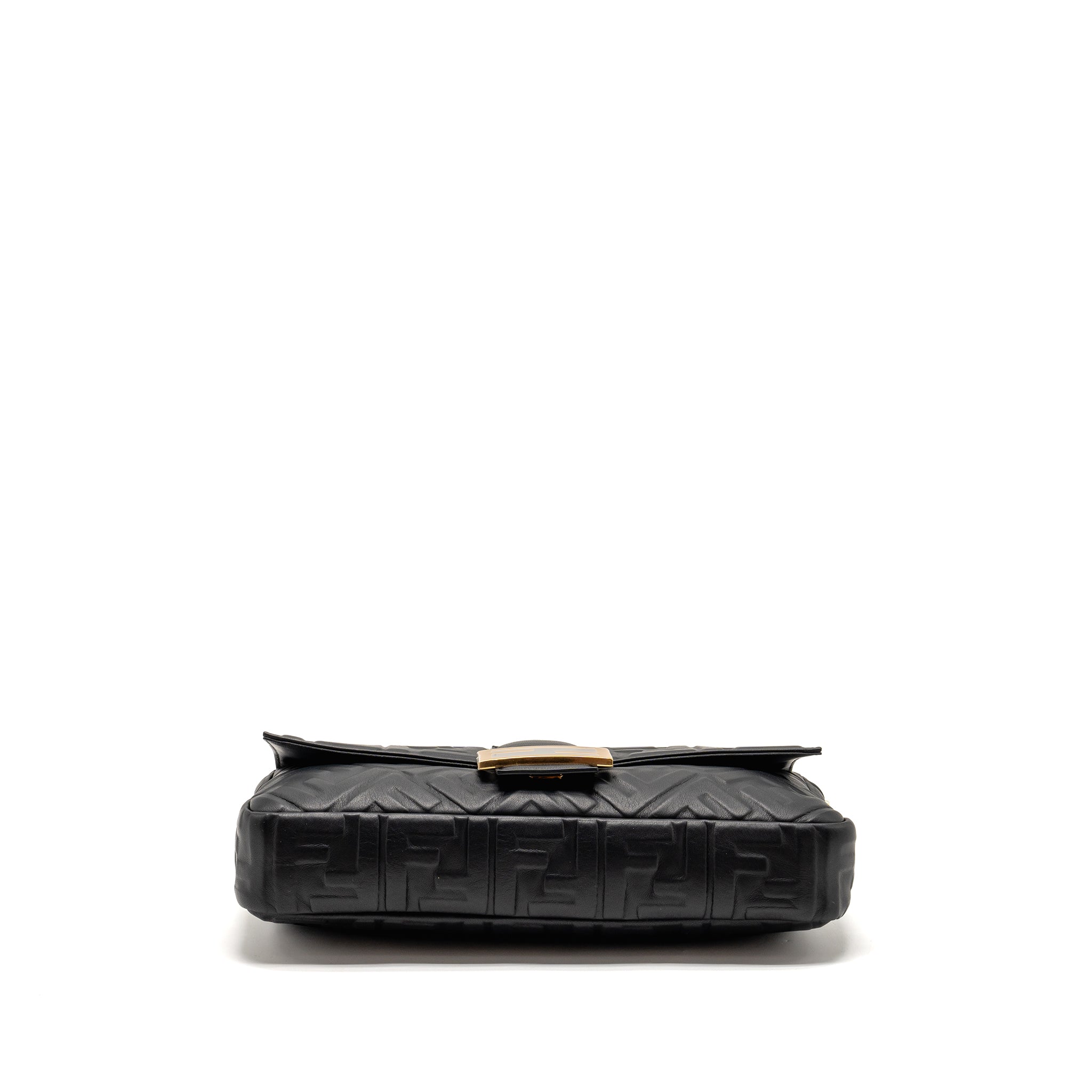 FENDI LARGE BAGUETTE BAG NAPPA BLACK GHW