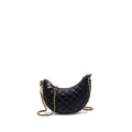 CHANEL SMALL MOON HOBO BAG LAMBSKIN BLACK LGHW (MICROCHIP)