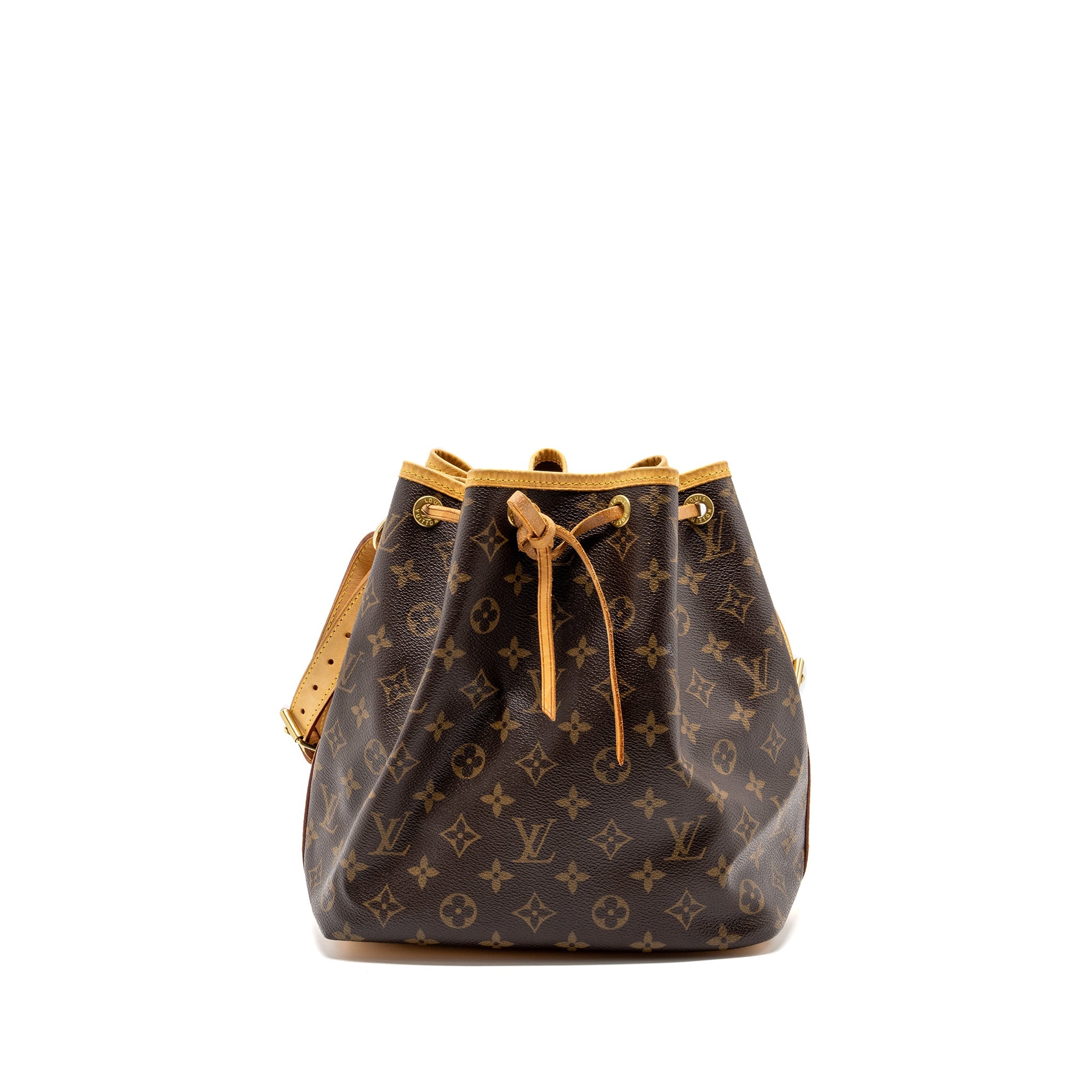 LOUIS VUITTON PETIT NOE MONOGRAM CANVAS GHW