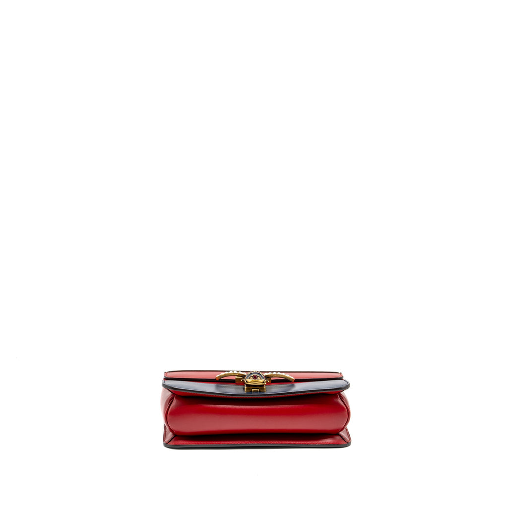 GUCCI QUEEN MARGARET SHOULDER BAG CALFSKIN MULTICOLOUR GHW