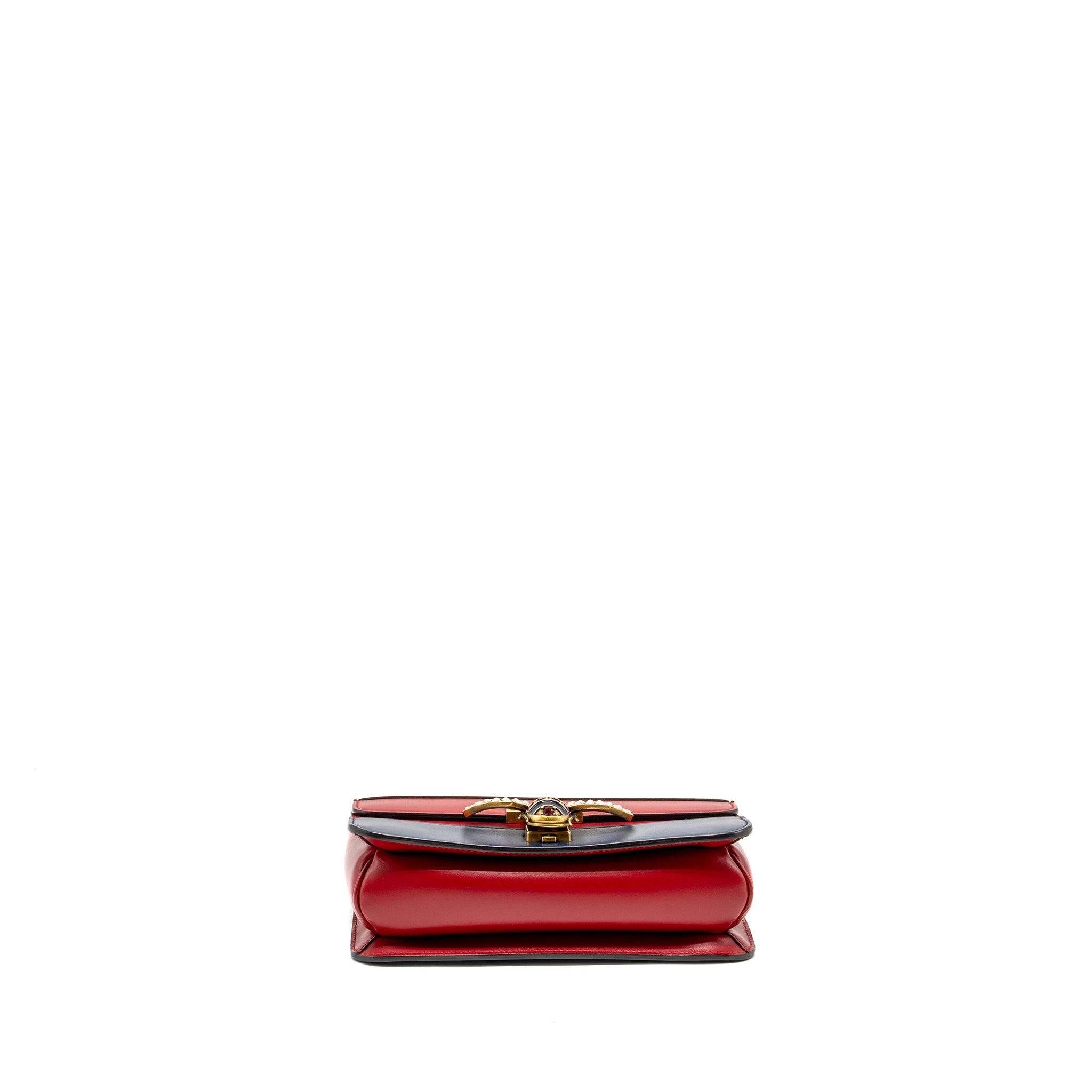 GUCCI QUEEN MARGARET SHOULDER BAG CALFSKIN MULTICOLOUR GHW